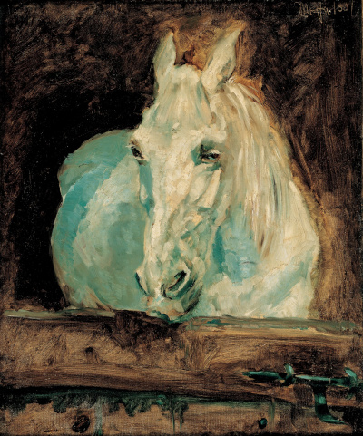White Horse Gazelle Henri de Toulouse-Lautrec